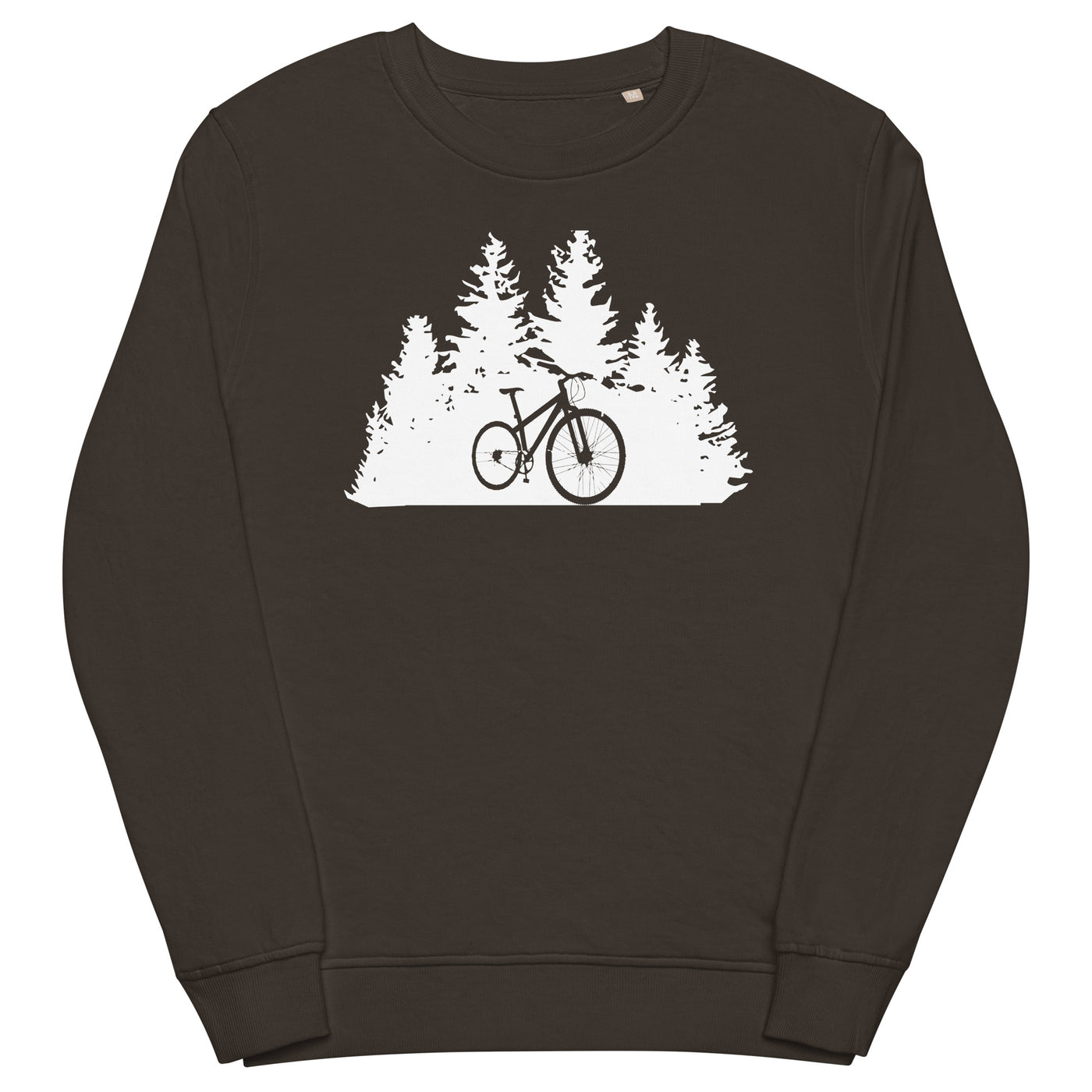 Bäume - Radfahren - Unisex Premium Organic Sweatshirt fahrrad xxx yyy zzz Deep Charcoal Grey