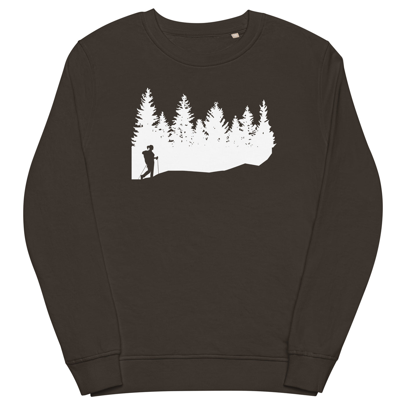 Bäume - Wandern - Unisex Premium Organic Sweatshirt wandern xxx yyy zzz Deep Charcoal Grey