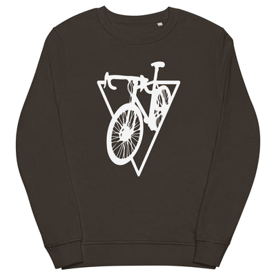 Dreieck - Radfahren - Unisex Premium Organic Sweatshirt fahrrad xxx yyy zzz Deep Charcoal Grey