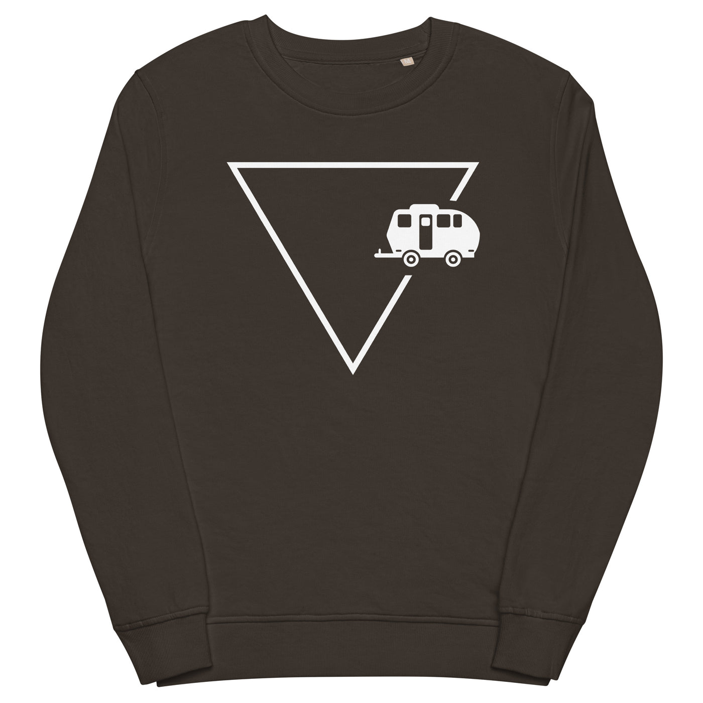 Dreieck 1 und Camping - Unisex Premium Organic Sweatshirt camping xxx yyy zzz Deep Charcoal Grey