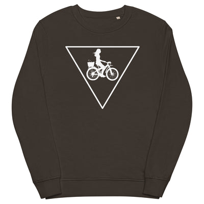 Dreieck und Radfahren - Unisex Premium Organic Sweatshirt fahrrad xxx yyy zzz Deep Charcoal Grey