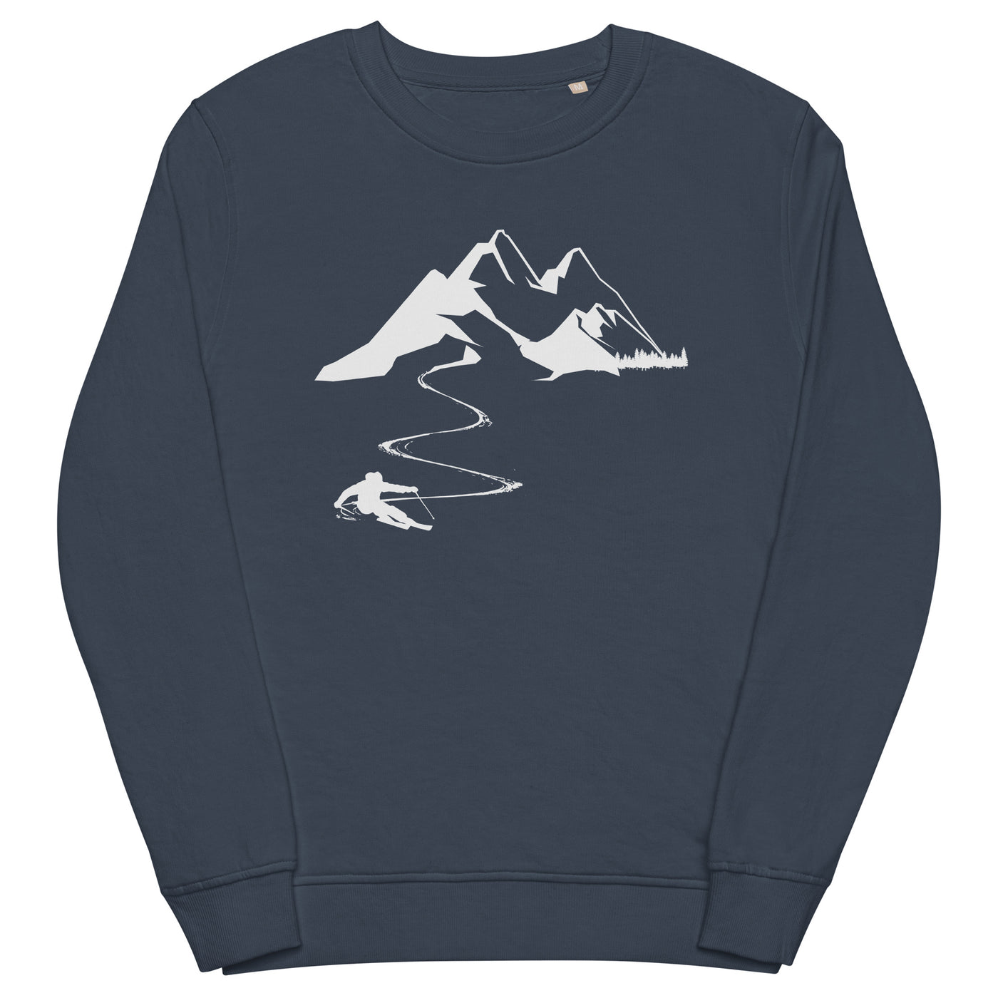 Skisüchtig - Unisex Premium Organic Sweatshirt ski Navyblau