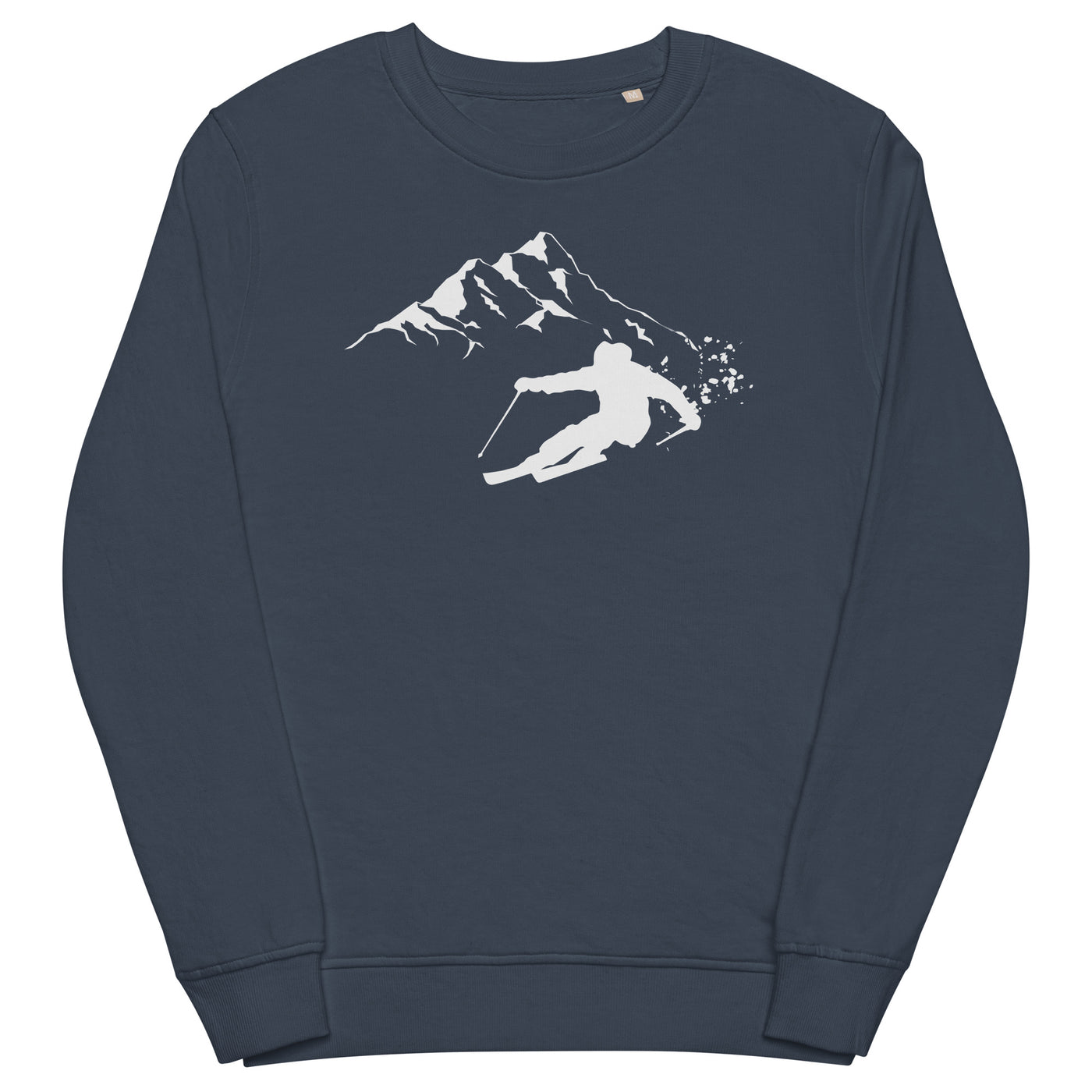 Tiefschnee Skier - Unisex Premium Organic Sweatshirt ski Navyblau