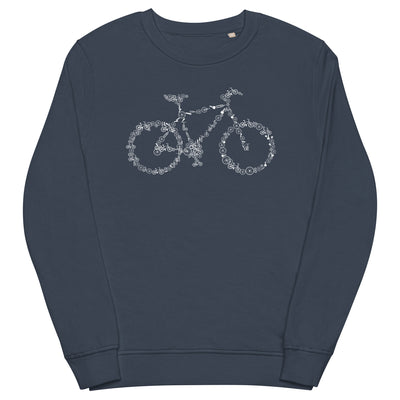Fahrrad Kollektiv - Unisex Premium Organic Sweatshirt fahrrad mountainbike Navyblau