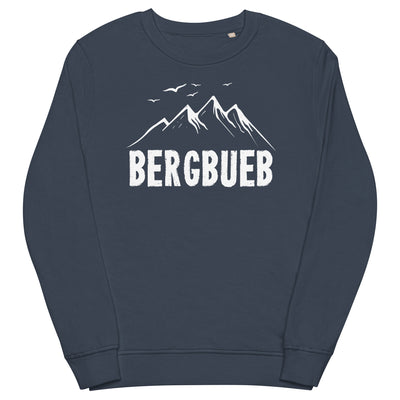 Bergbueb - Unisex Premium Organic Sweatshirt berge Navyblau