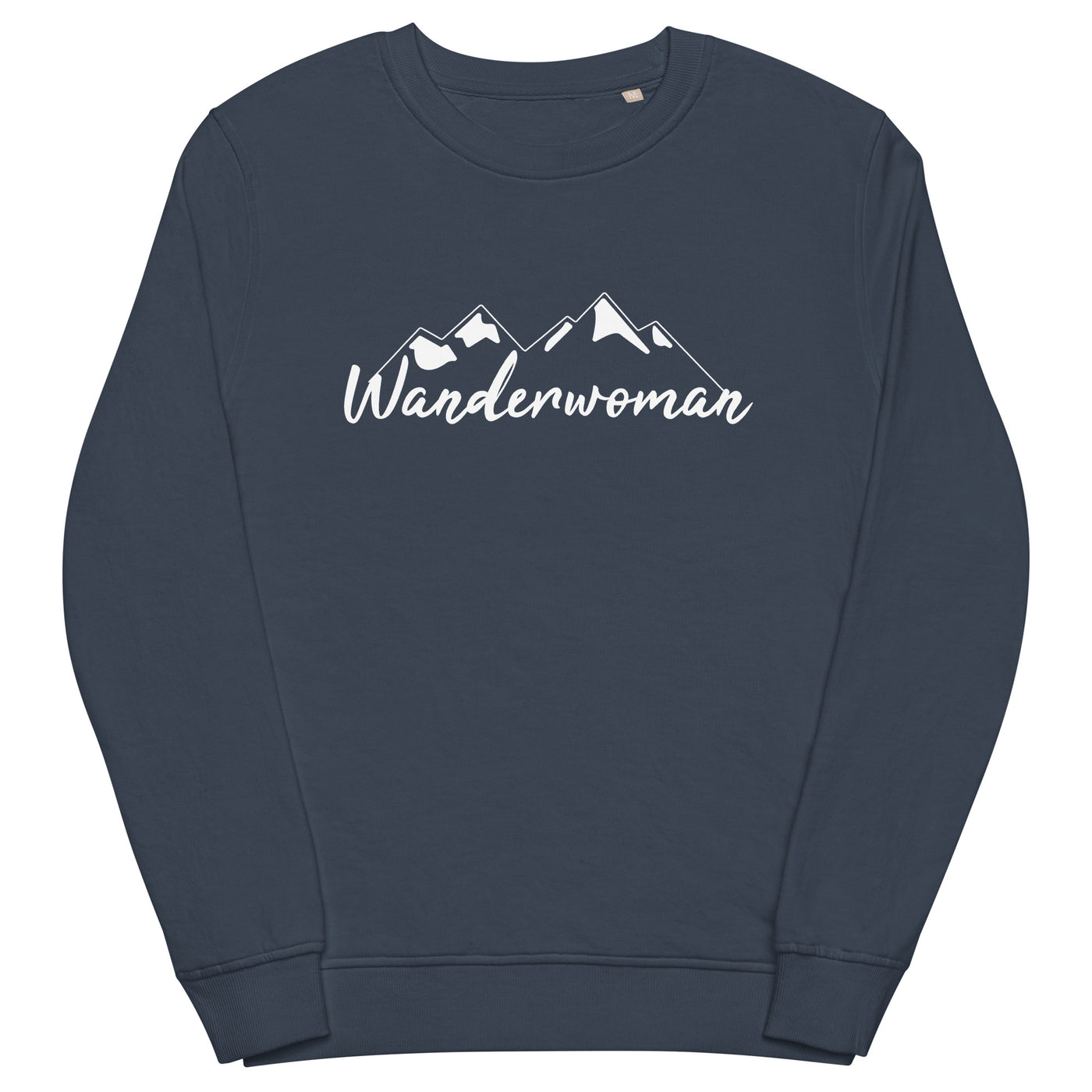 Wanderwoman. - Unisex Premium Organic Sweatshirt wandern Navyblau