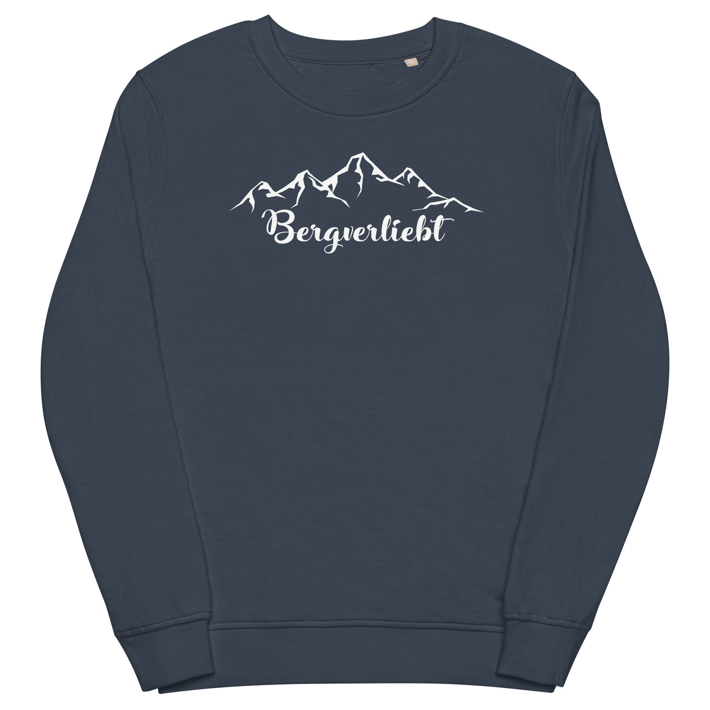 Bergverliebt (13) - Unisex Premium Organic Sweatshirt berge Navyblau