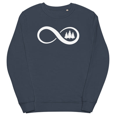 Infinity and Tree - Unisex Premium Organic Sweatshirt camping xxx yyy zzz French Navy