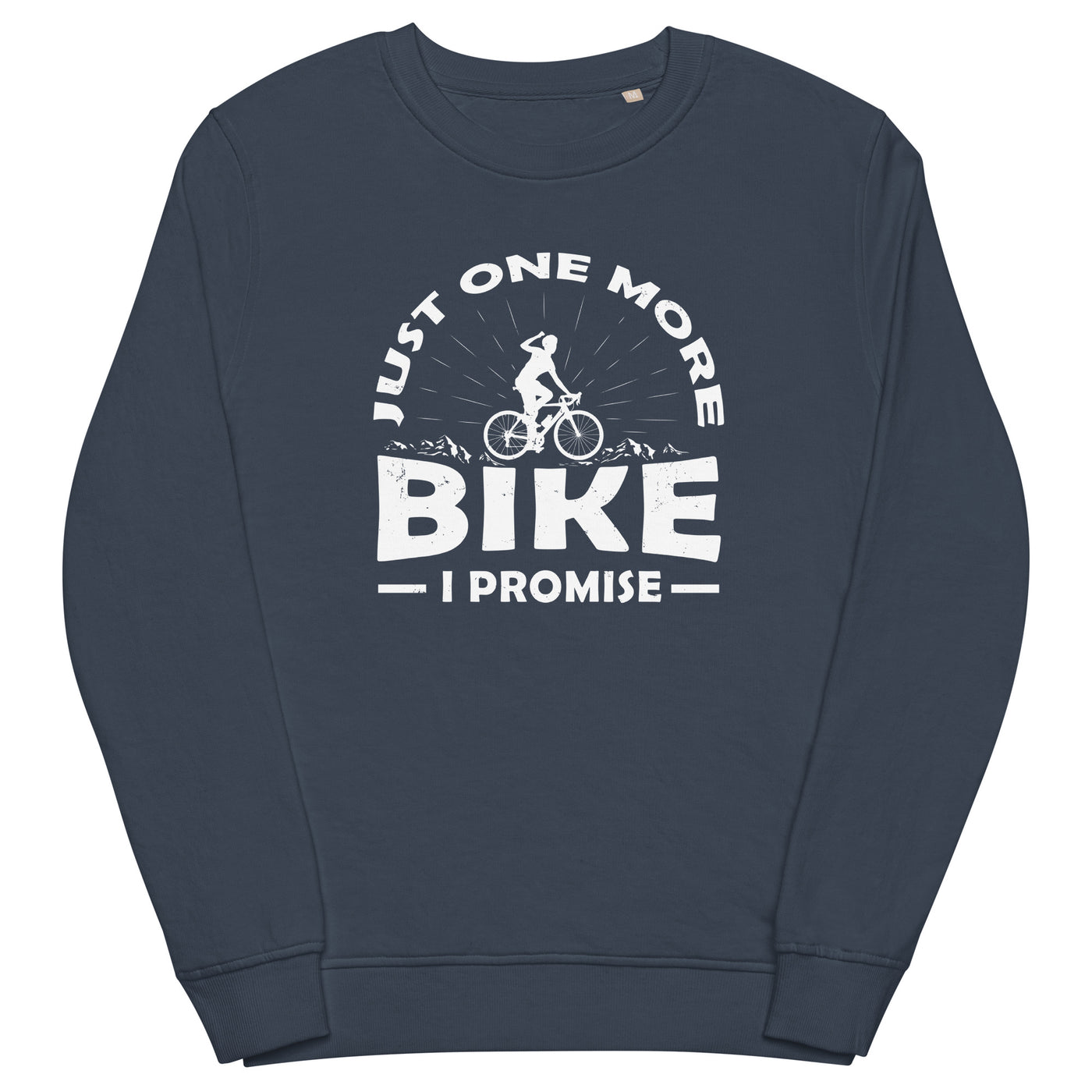 Just one more bike, i promise - Unisex Premium Organic Sweatshirt fahrrad xxx yyy zzz French Navy