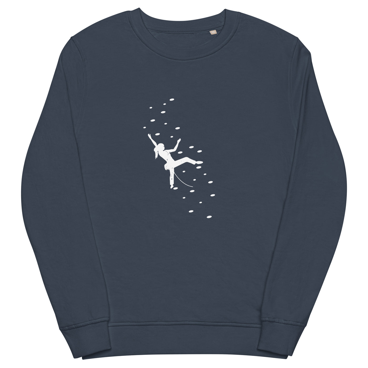 Klettergirl - Unisex Premium Organic Sweatshirt klettern xxx yyy zzz French Navy