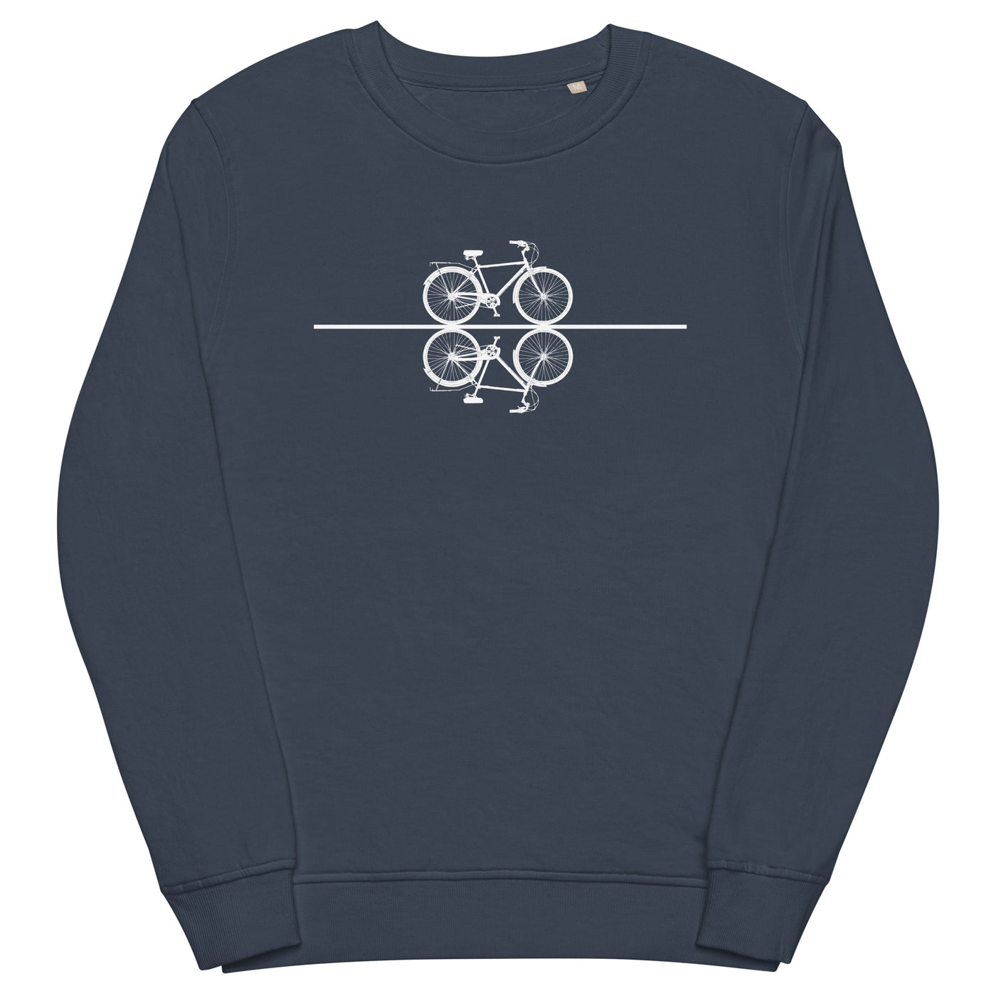 Line - Cycling - Unisex Premium Organic Sweatshirt fahrrad xxx yyy zzz French Navy
