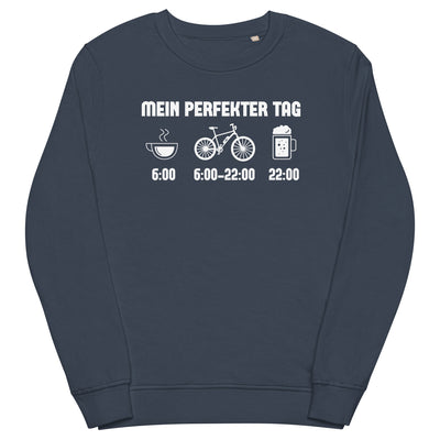 Mein Perfekter Tag - Unisex Premium Organic Sweatshirt e-bike xxx yyy zzz French Navy