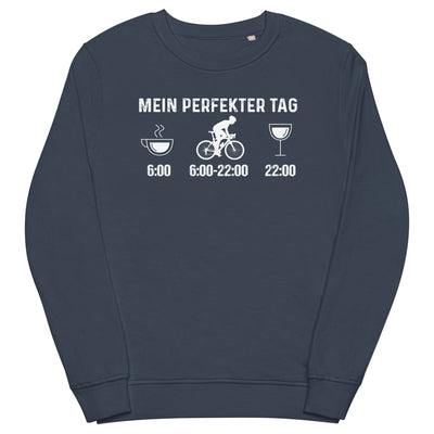 Mein Perfekter Tag 1 - Unisex Premium Organic Sweatshirt fahrrad xxx yyy zzz French Navy