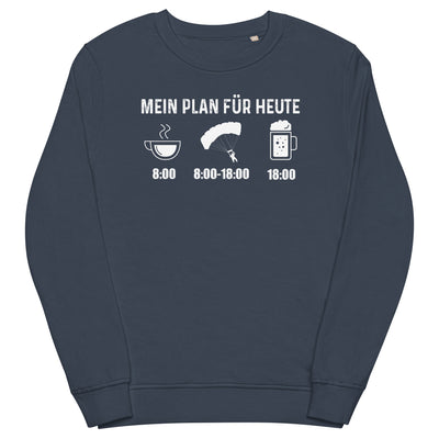 Mein Plan Für Heute 1 - Unisex Premium Organic Sweatshirt berge xxx yyy zzz French Navy