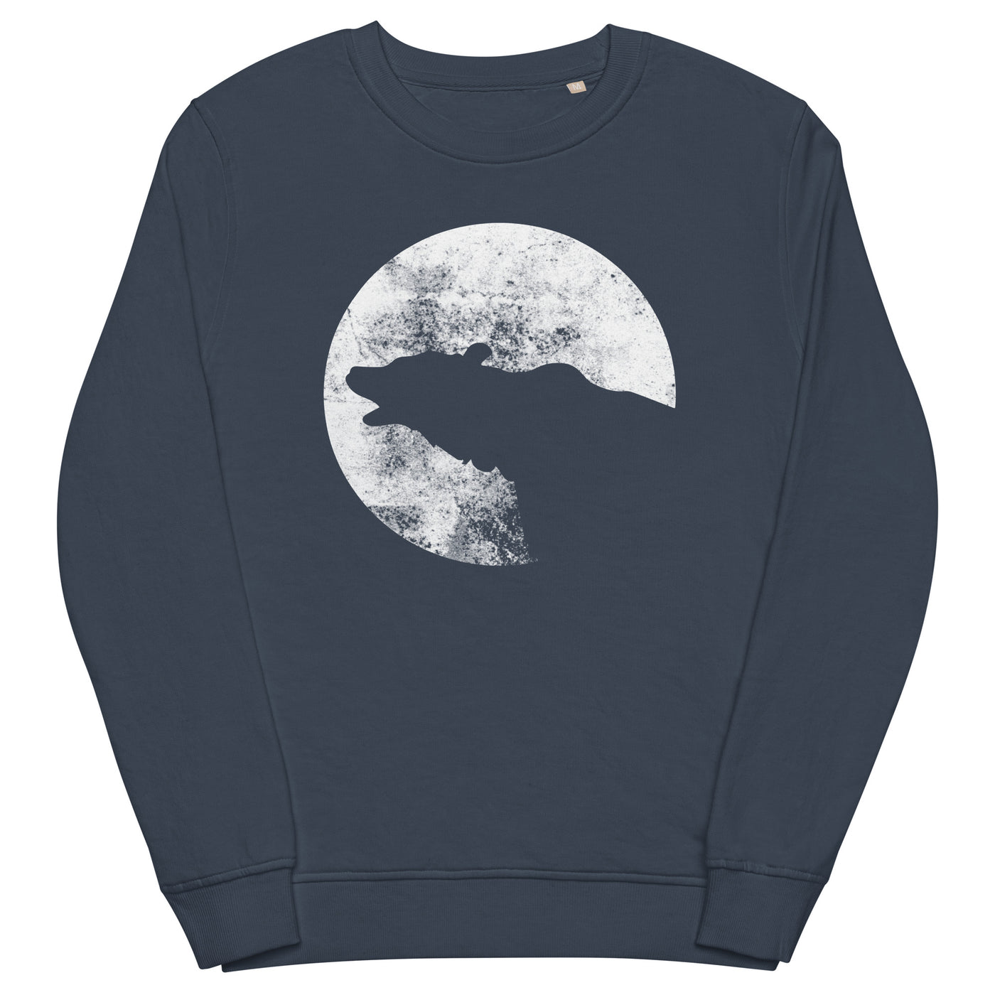 Moon - Bear - Unisex Premium Organic Sweatshirt camping xxx yyy zzz French Navy