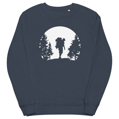 Moon - Wandern - (10) - Unisex Premium Organic Sweatshirt wandern xxx yyy zzz French Navy