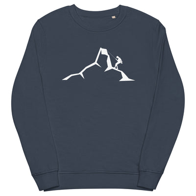 Berge - Klettern - Unisex Premium Organic Sweatshirt klettern xxx yyy zzz French Navy