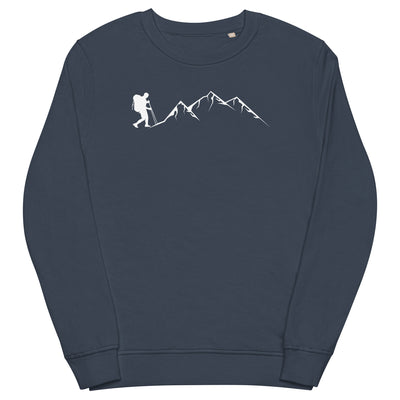 Berge - Wandern - Unisex Premium Organic Sweatshirt wandern xxx yyy zzz French Navy