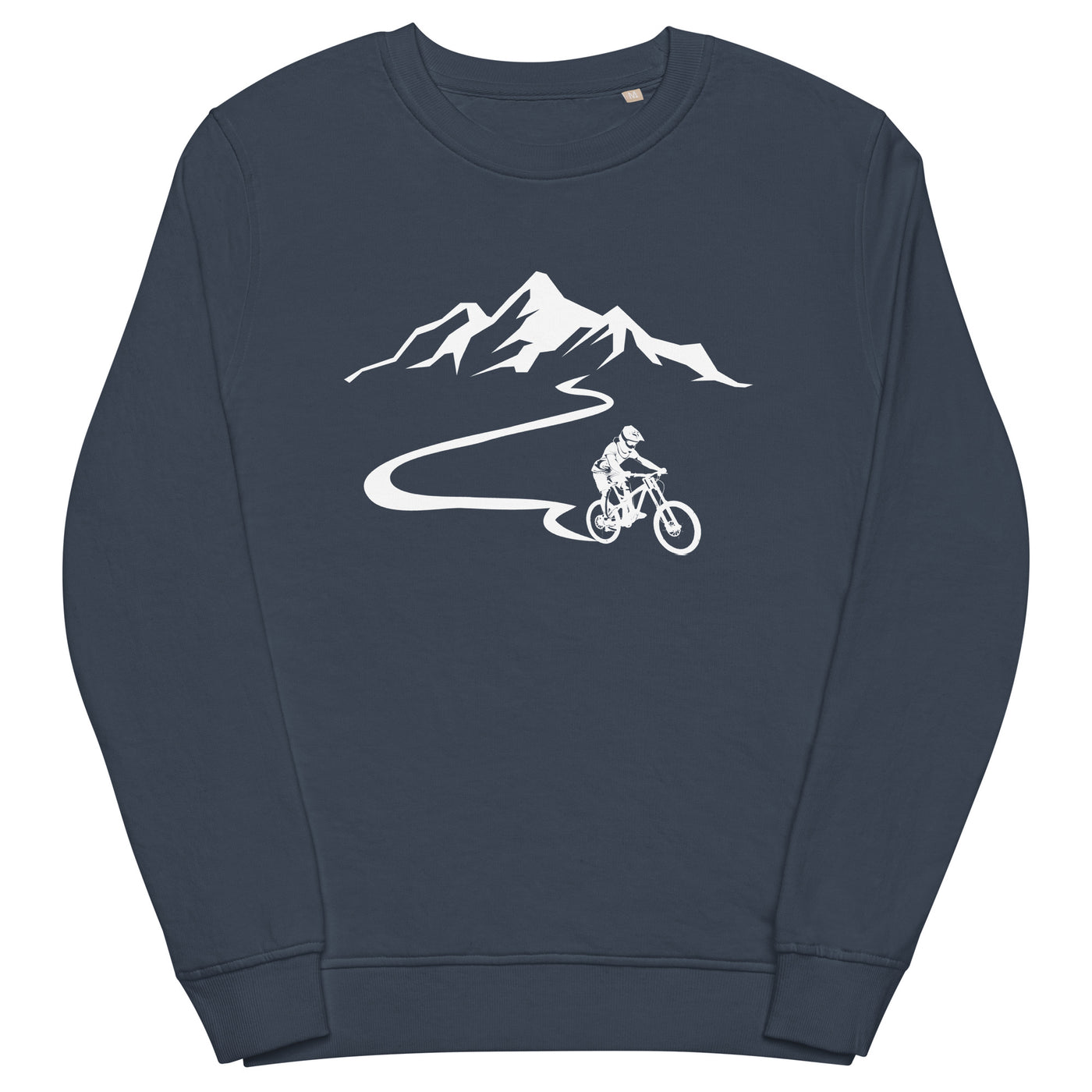 Berge - Mountainbike - (M) (13) - Unisex Premium Organic Sweatshirt xxx yyy zzz French Navy