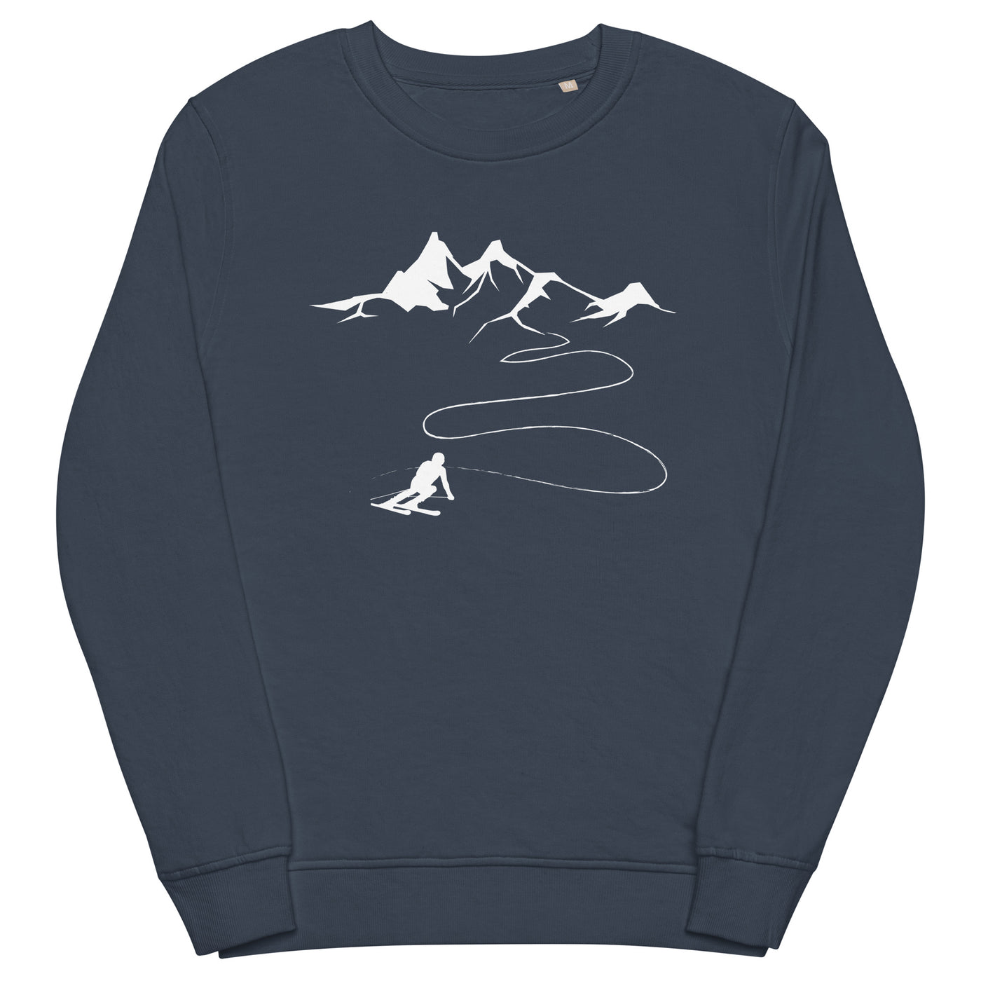 Berge - Skifahren - Unisex Premium Organic Sweatshirt klettern ski xxx yyy zzz French Navy