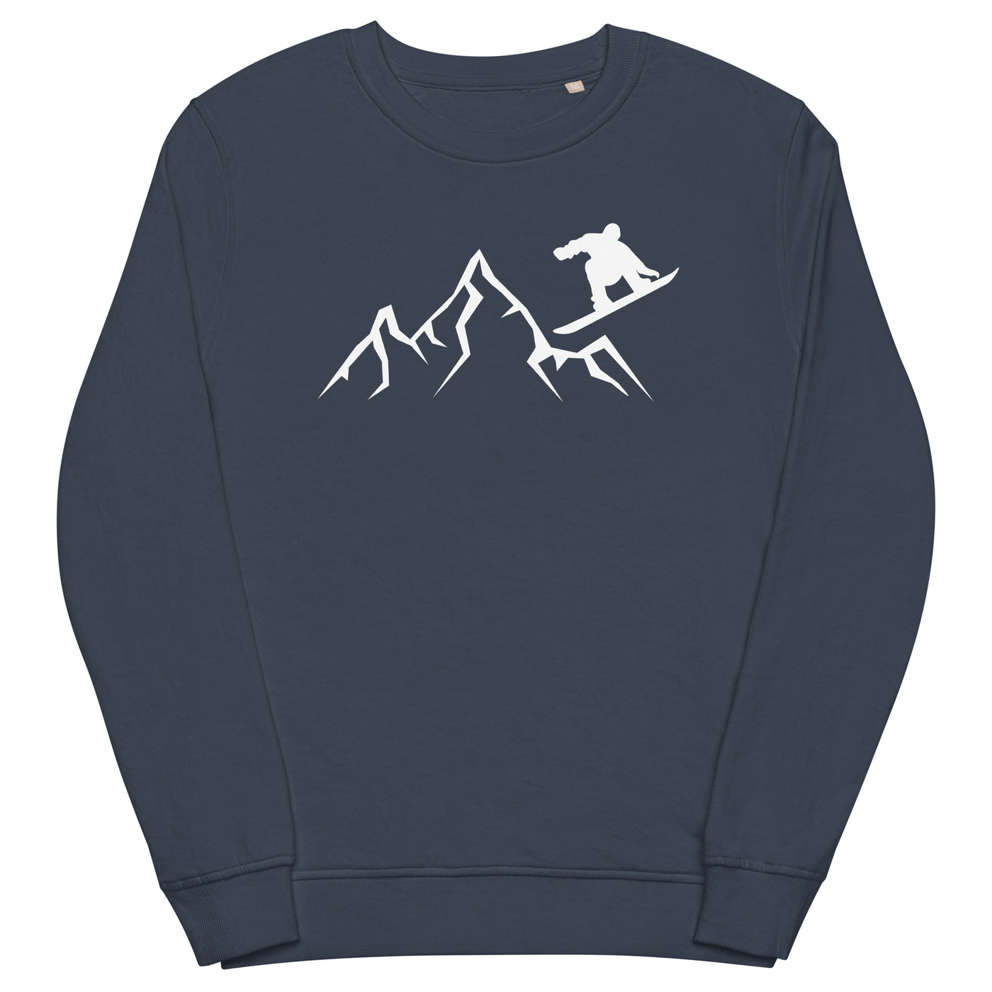 Berge - Snowboarding - (24) - Unisex Premium Organic Sweatshirt snowboarden xxx yyy zzz French Navy