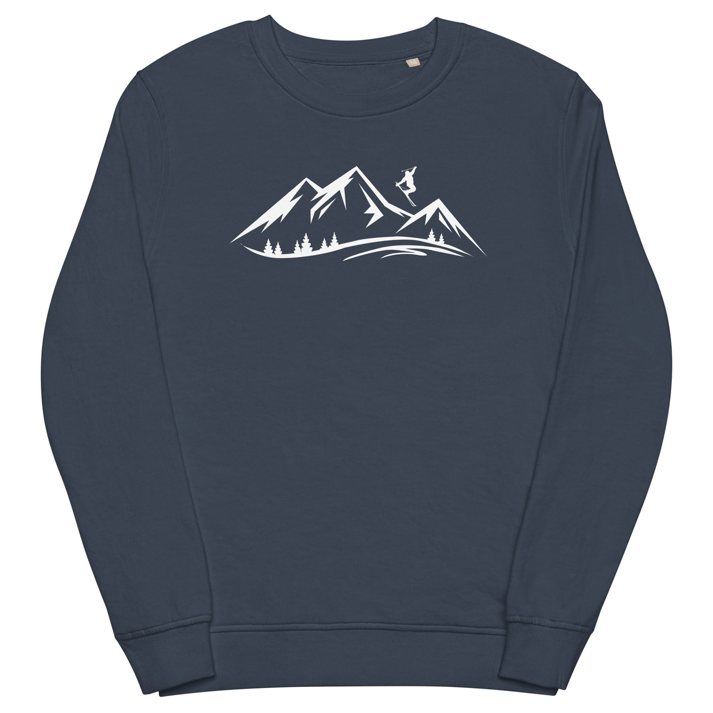 Berge und Skifahren - Unisex Premium Organic Sweatshirt klettern ski xxx yyy zzz French Navy
