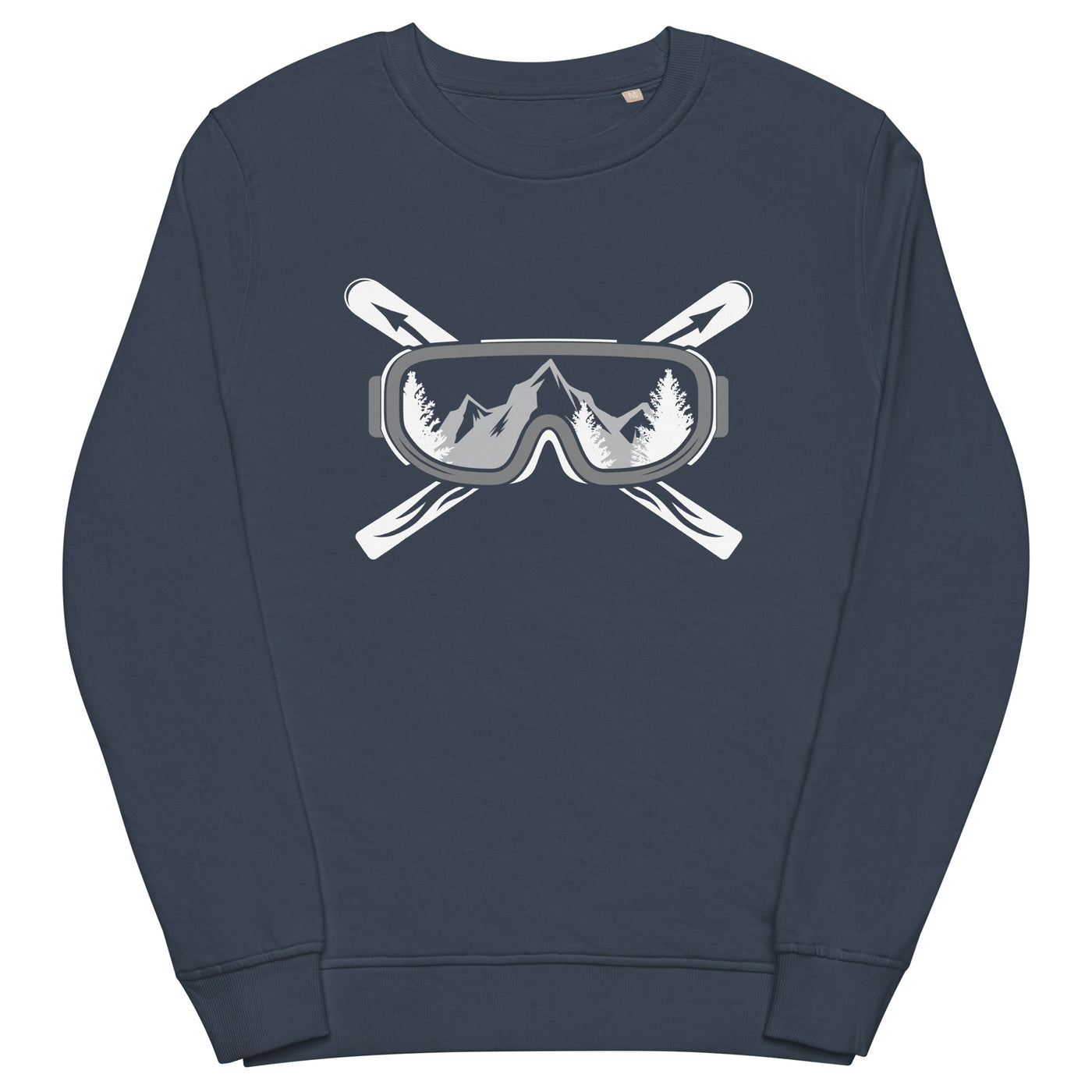 Berge Skier - Unisex Premium Organic Sweatshirt klettern ski xxx yyy zzz French Navy