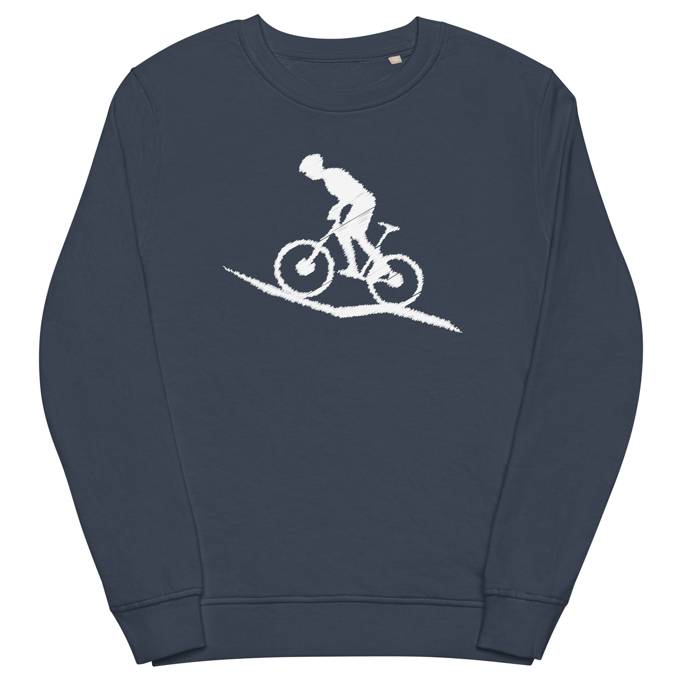 Mountainbike - (M) - Unisex Premium Organic Sweatshirt xxx yyy zzz French Navy