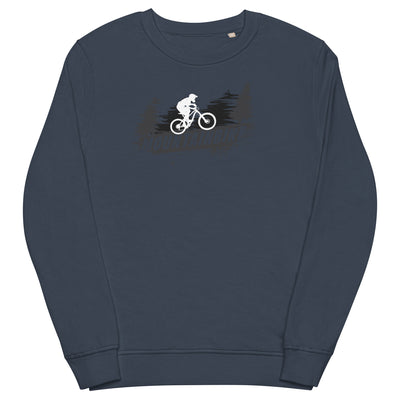 Mountainbike - (M) - Unisex Premium Organic Sweatshirt xxx yyy zzz French Navy