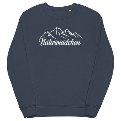 Naturmadchen - Unisex Premium Organic Sweatshirt berge xxx yyy zzz French Navy