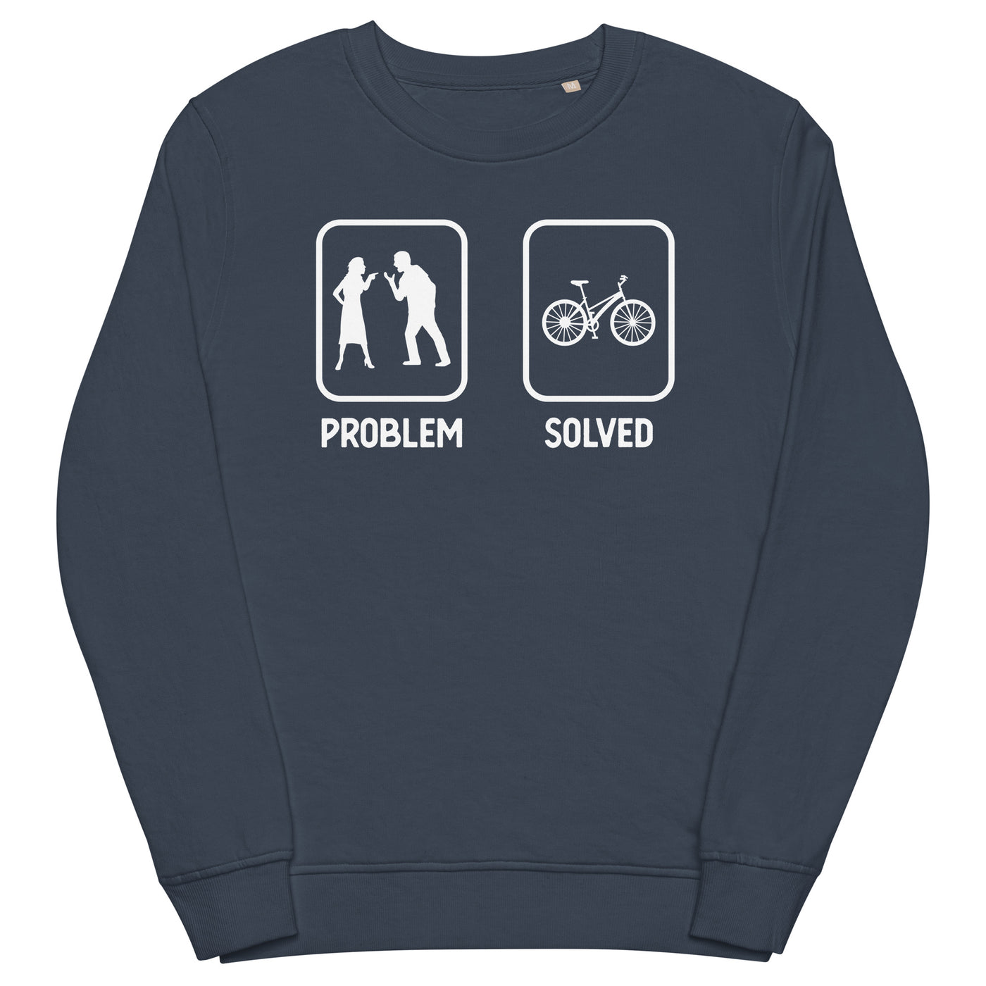 Problem Solved - Radfahren - Unisex Premium Organic Sweatshirt fahrrad xxx yyy zzz French Navy