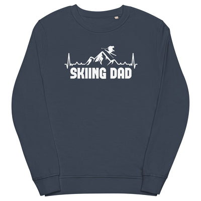 Skifahren Dad 1 - Unisex Premium Organic Sweatshirt klettern ski xxx yyy zzz French Navy