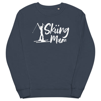 Skifahren Mum - Unisex Premium Organic Sweatshirt klettern ski xxx yyy zzz French Navy