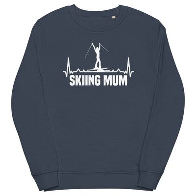 Skifahren Mum 1 - Unisex Premium Organic Sweatshirt klettern ski xxx yyy zzz French Navy