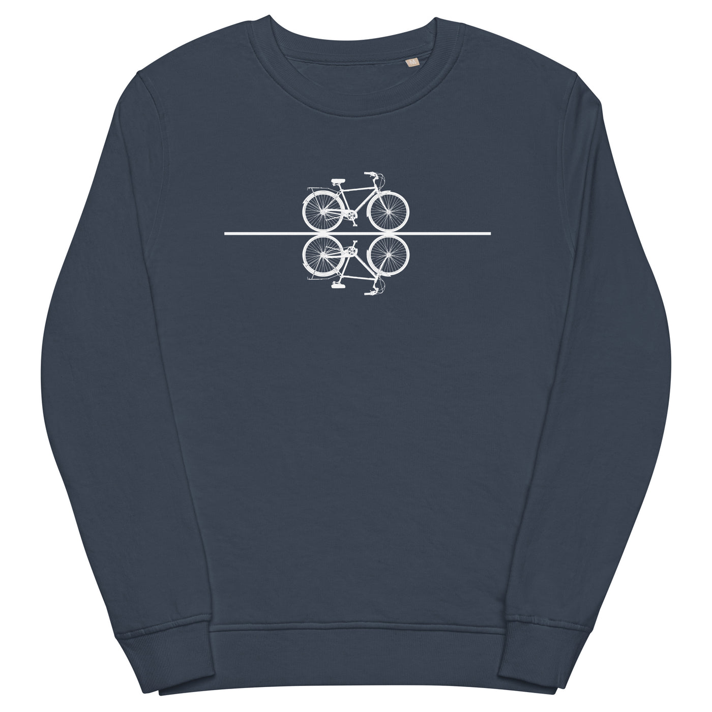 Gerade Linie - Radfahren - - Unisex Premium Organic Sweatshirt fahrrad xxx yyy zzz French Navy