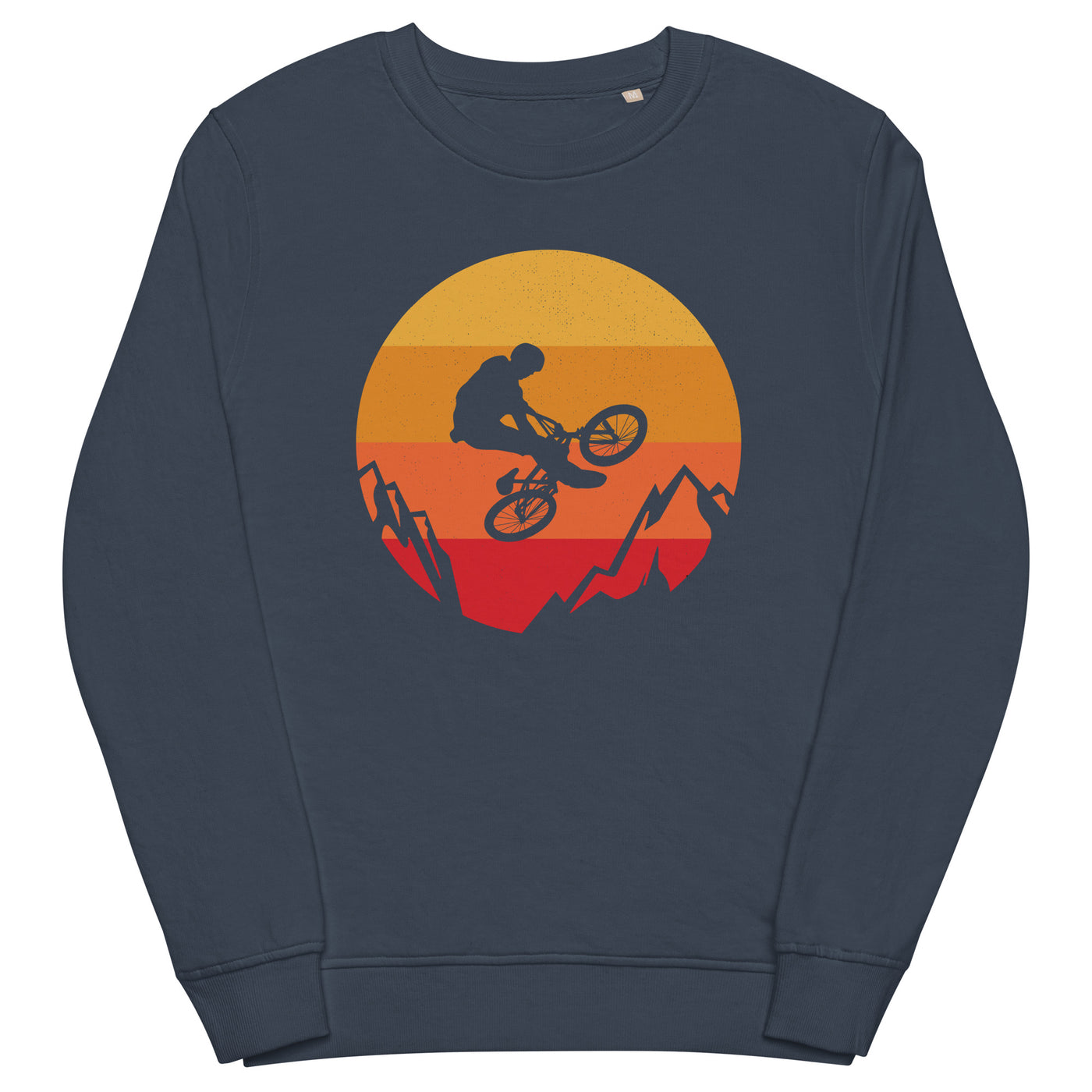 Stuntbiker - (M) - Unisex Premium Organic Sweatshirt xxx yyy zzz French Navy