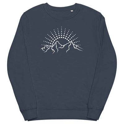 Sonne_-_Berge_(B)(2) - Unisex Organic Sweatshirt | SOL'S 03574 xxx yyy zzz French Navy