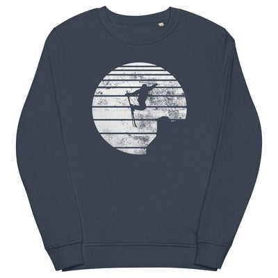 Sonne - Skifahren - Unisex Premium Organic Sweatshirt klettern ski xxx yyy zzz French Navy