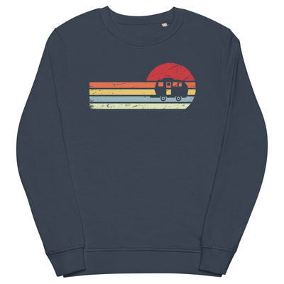 Sonne und Retro Linies - Camping Caravan - (C) - Unisex Organic Sweatshirt | SOL'S 03574