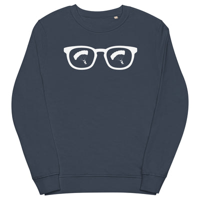 Sonnenbrille und Paragleiten - Unisex Premium Organic Sweatshirt berge xxx yyy zzz French Navy