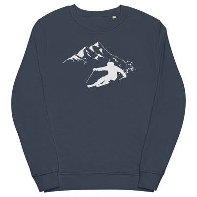 Tiefschnee Skier - Unisex Premium Organic Sweatshirt klettern ski xxx yyy zzz French Navy