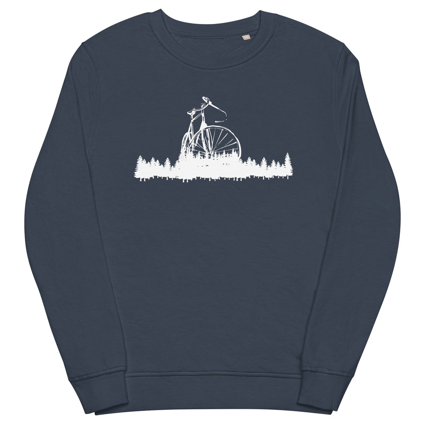 Bäume - Radfahren - Unisex Premium Organic Sweatshirt fahrrad xxx yyy zzz French Navy