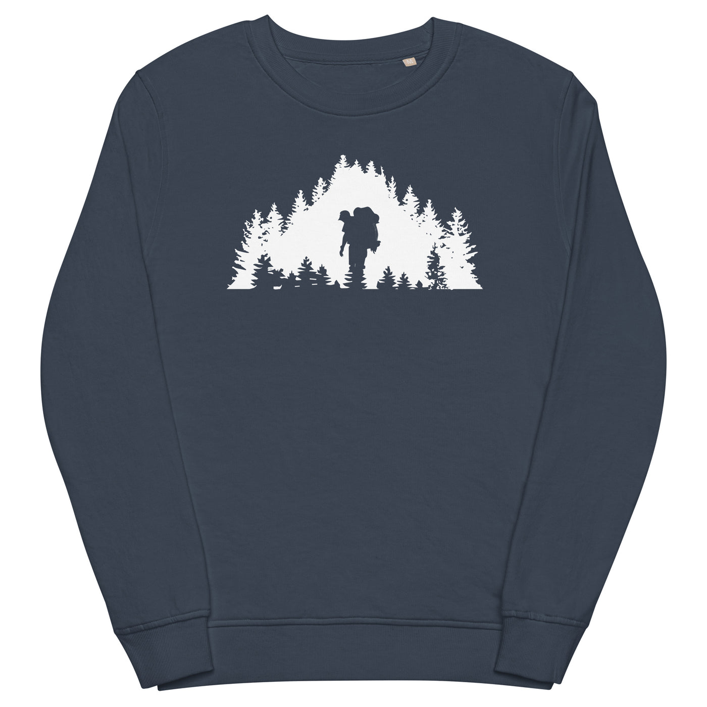 Bäume - Wandern - Unisex Premium Organic Sweatshirt wandern xxx yyy zzz French Navy