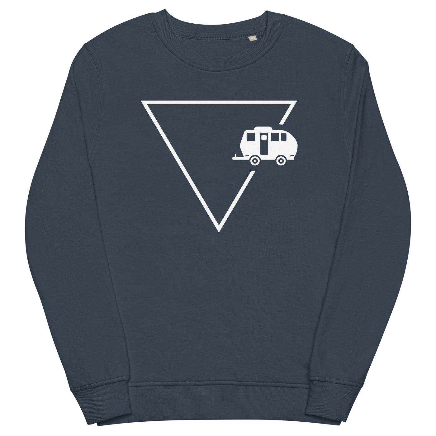 Dreieck 1 und Camping - Unisex Premium Organic Sweatshirt camping xxx yyy zzz French Navy