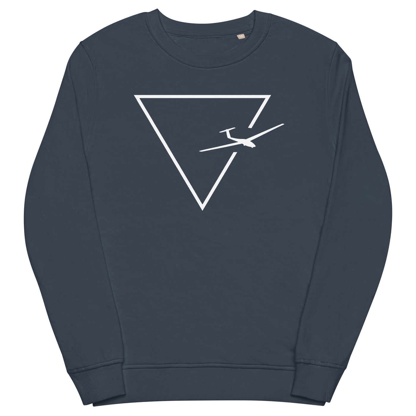 Dreieck 1 und Segelflugzeug - Unisex Premium Organic Sweatshirt berge xxx yyy zzz French Navy