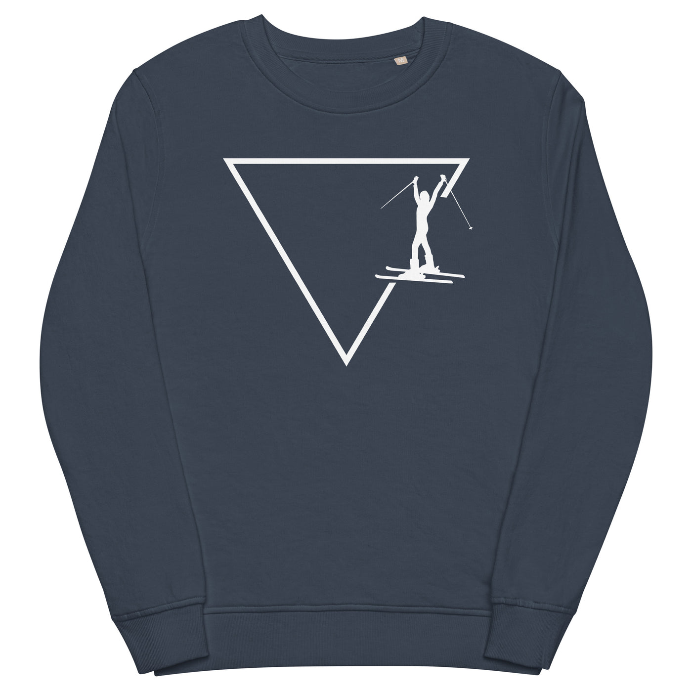 Dreieck 1 und Skifahren - Unisex Premium Organic Sweatshirt klettern ski xxx yyy zzz French Navy