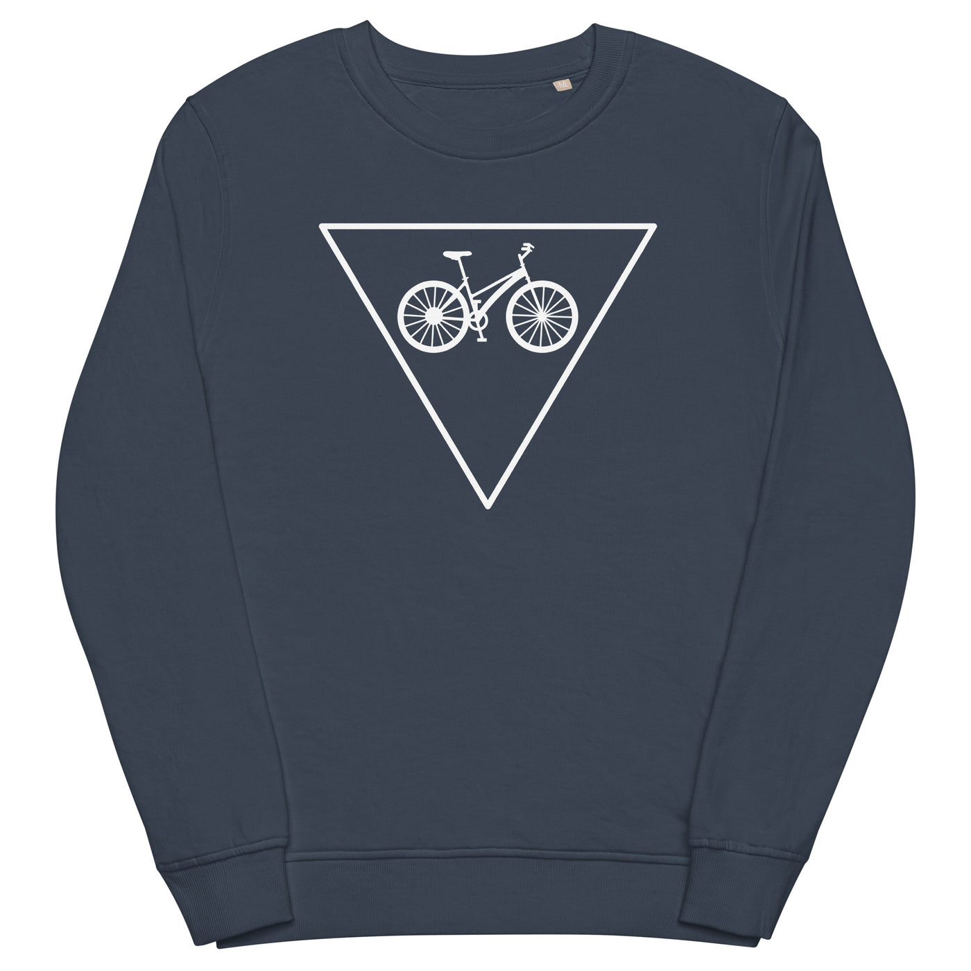 Dreieck und Fahrrad - Unisex Premium Organic Sweatshirt fahrrad xxx yyy zzz French Navy