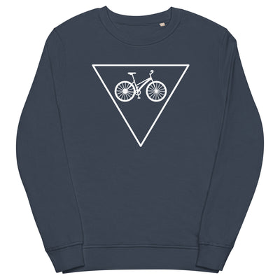 Dreieck und Fahrrad - Unisex Premium Organic Sweatshirt fahrrad xxx yyy zzz French Navy