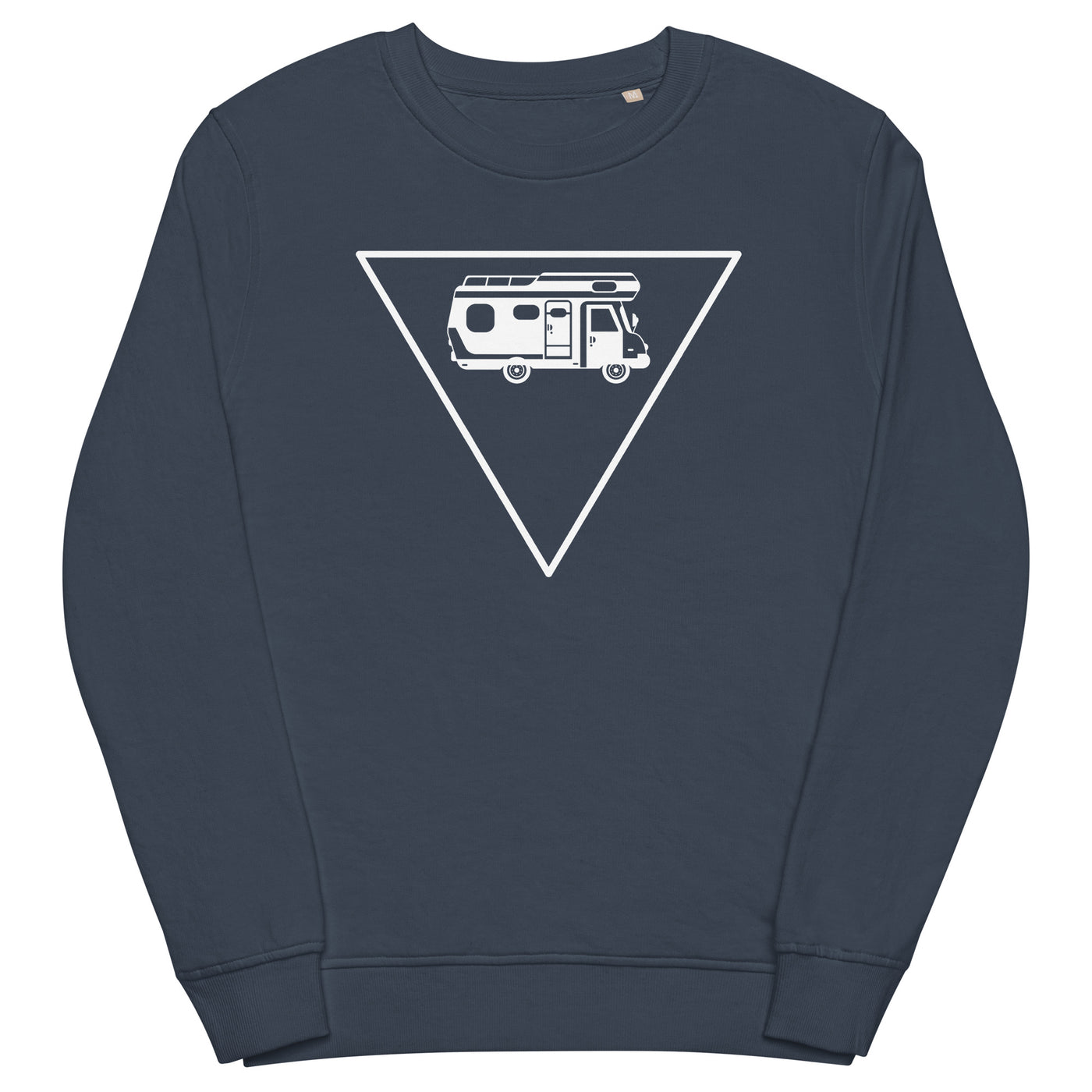 Dreieck und Camping - Unisex Premium Organic Sweatshirt camping xxx yyy zzz French Navy