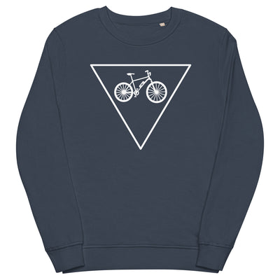 Dreieck und Ebike - (E) - Unisex Premium Organic Sweatshirt e-bike xxx yyy zzz French Navy